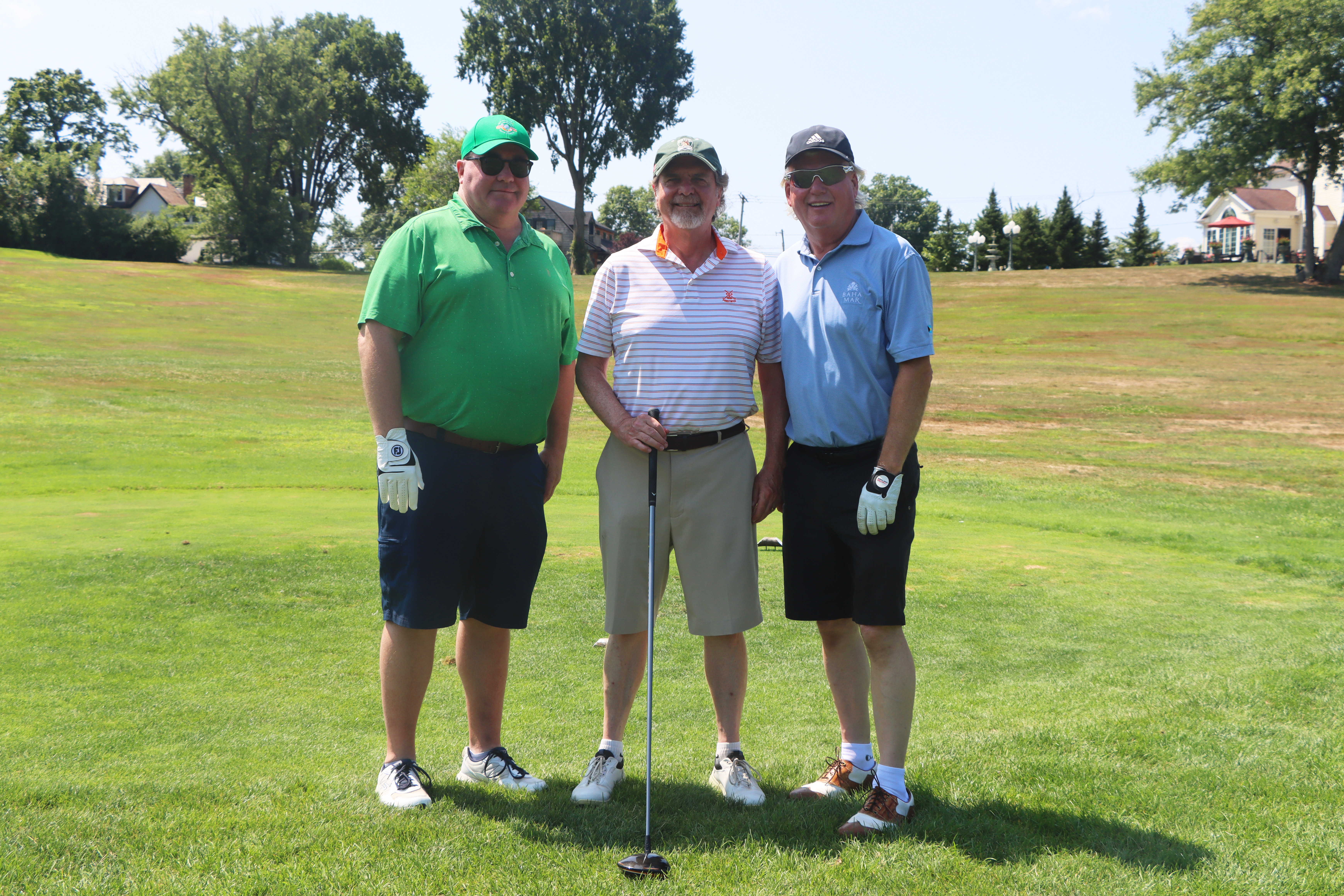 A group of golfers.