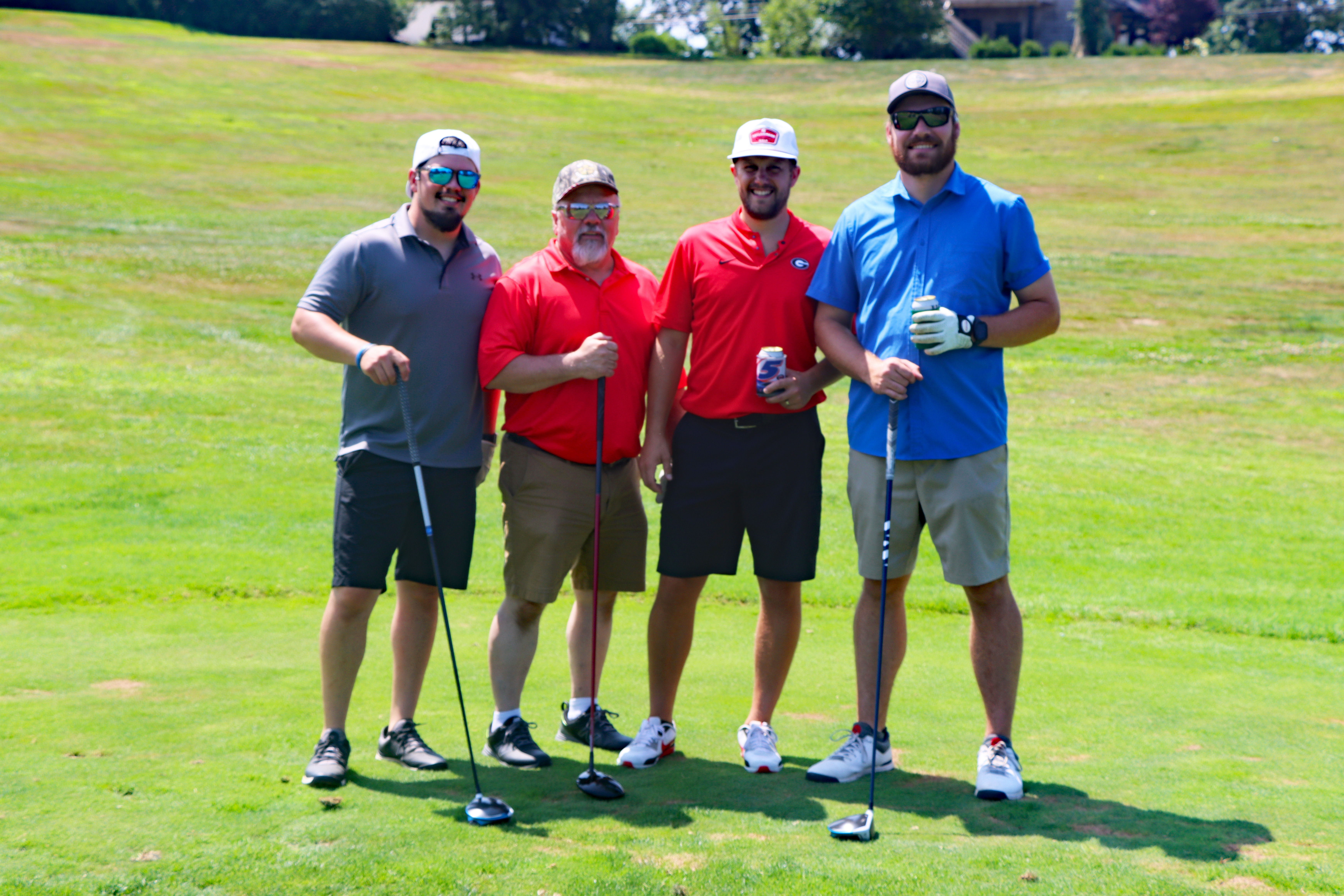 A group of golfers.