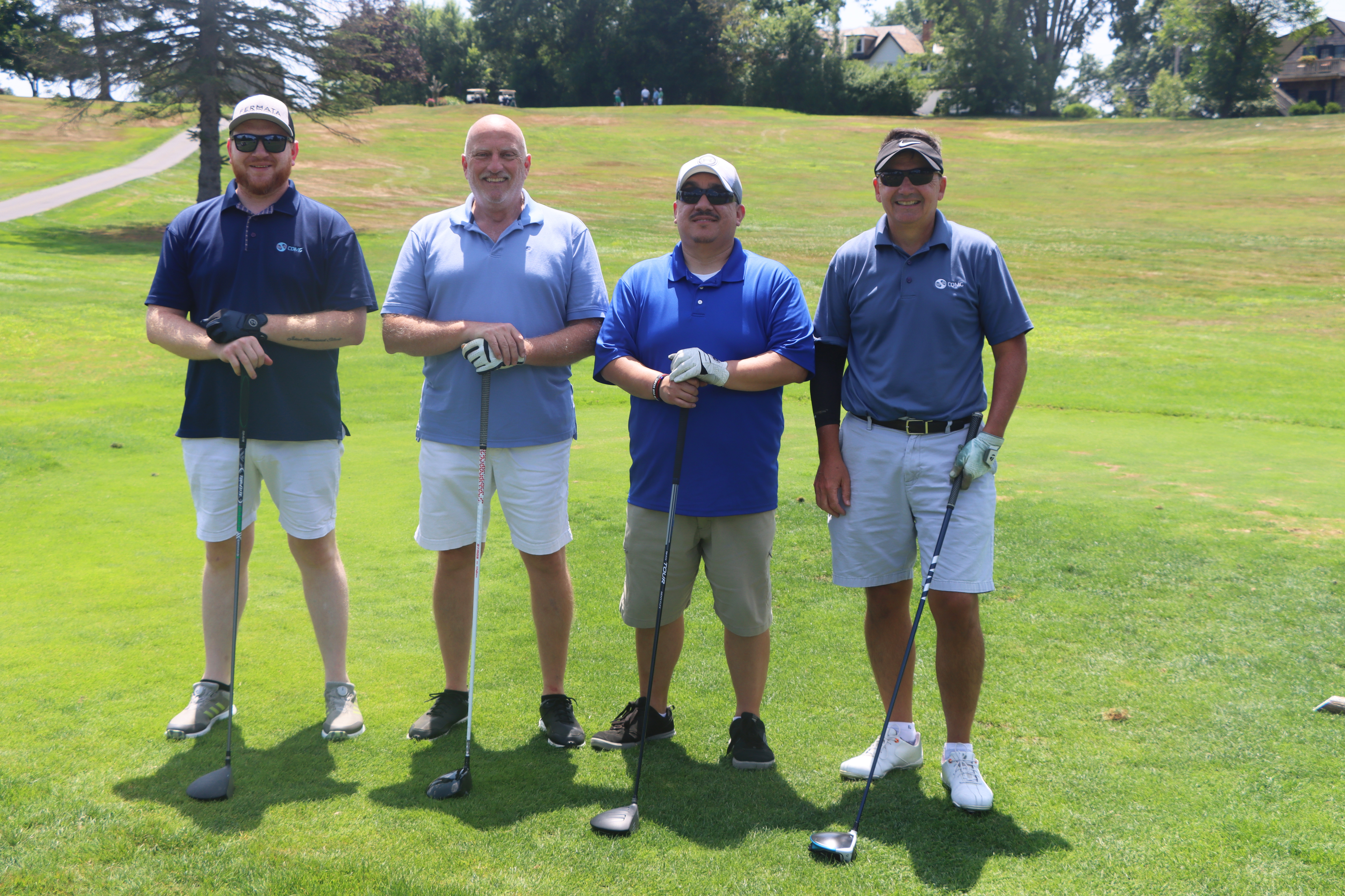 A group of golfers.