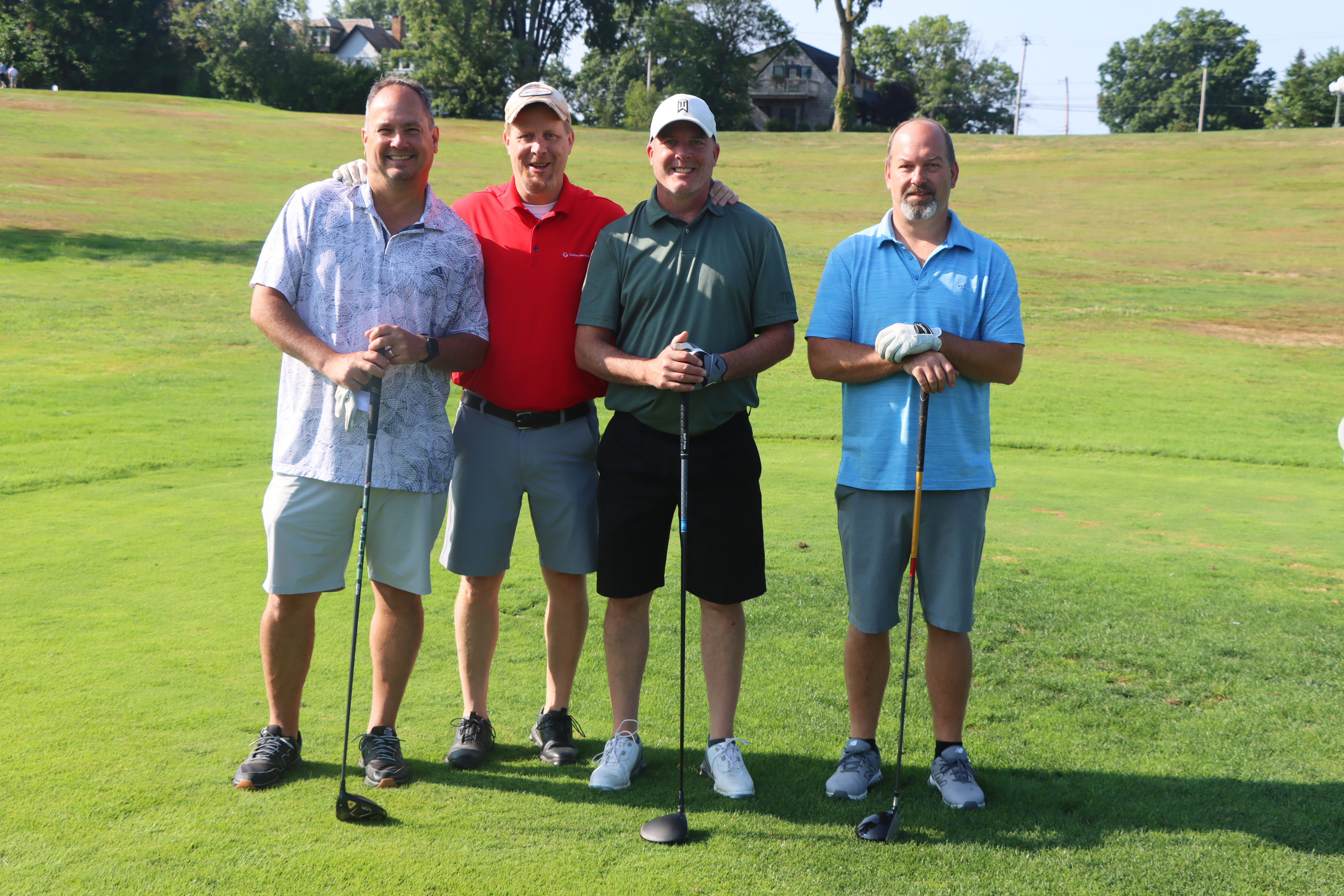 A group of golfers.