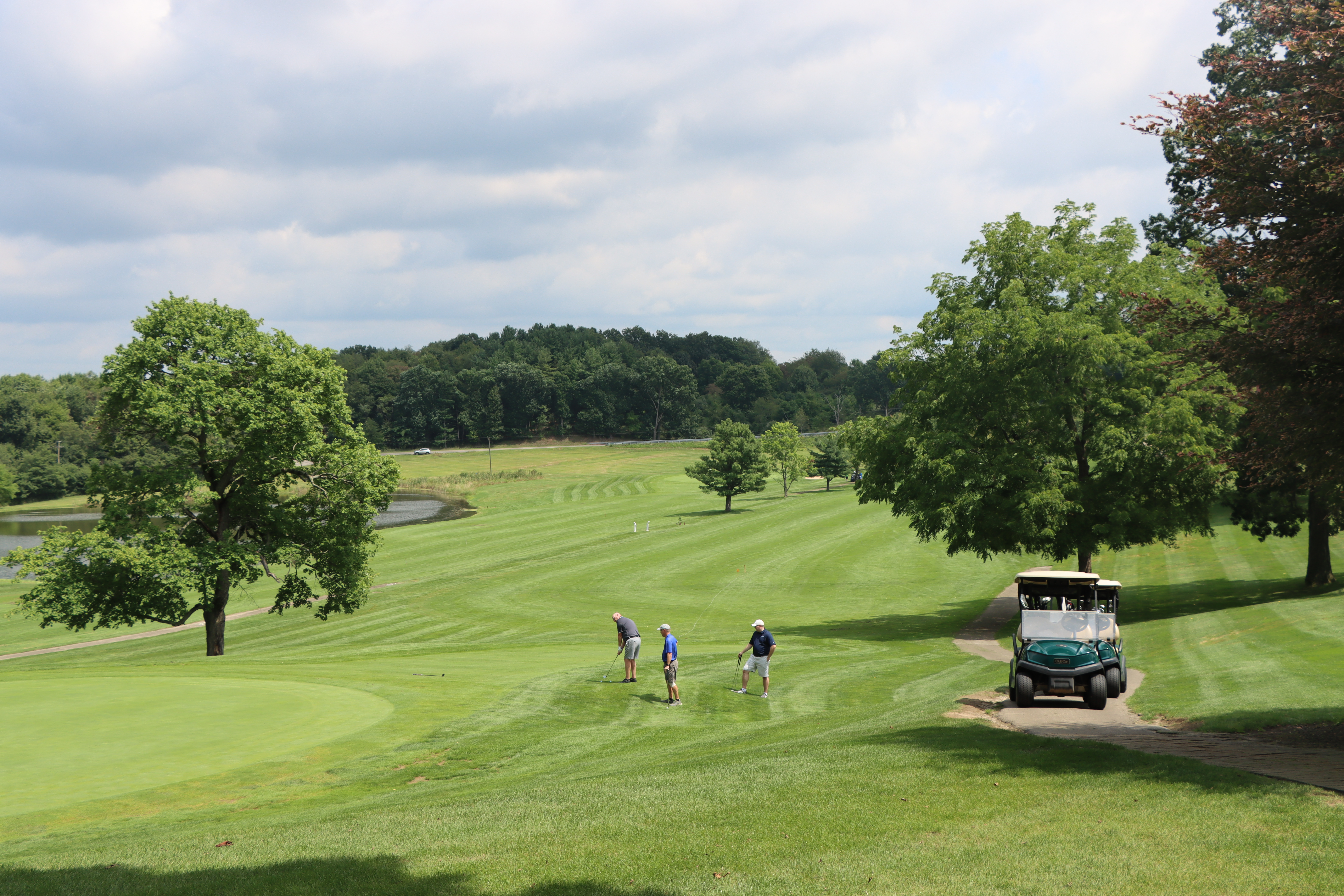 Golf Carts and Golfers